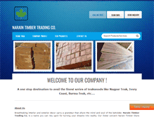 Tablet Screenshot of naraintimber.com